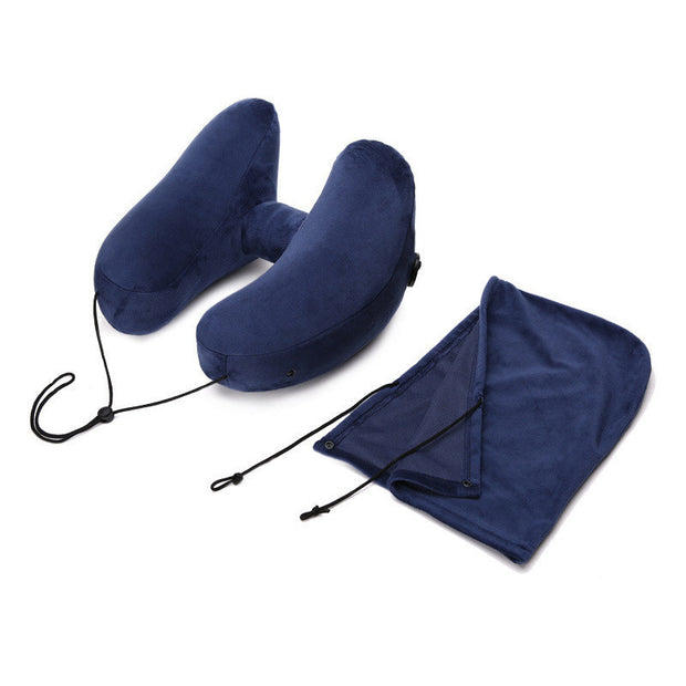 Hooded, Travel, Pillow, Neck.