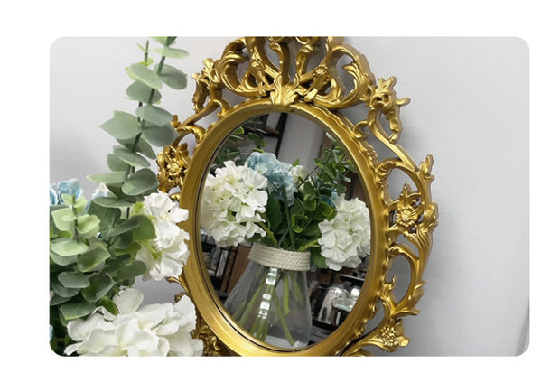  Oval, Decoration, Retro, Mirror.