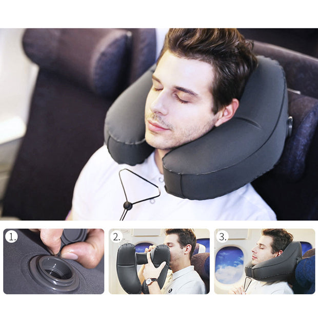 Hooded, Travel, Pillow, Neck.