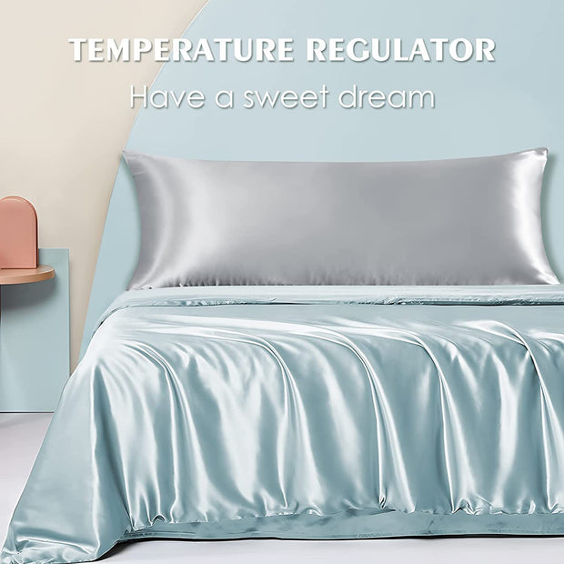 Artificial, Silk, Double, Pillow.
