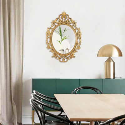  Oval, Decoration, Retro, Mirror.