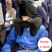 Hooded, Travel, Pillow, Neck.